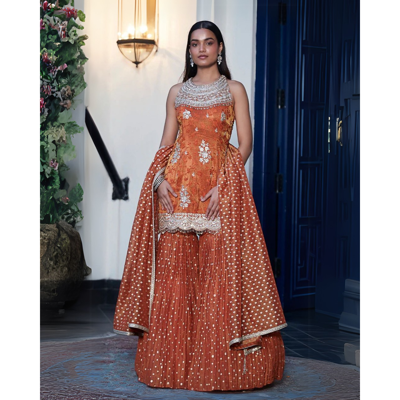 Banarasi Silk Sharara with Duppatta