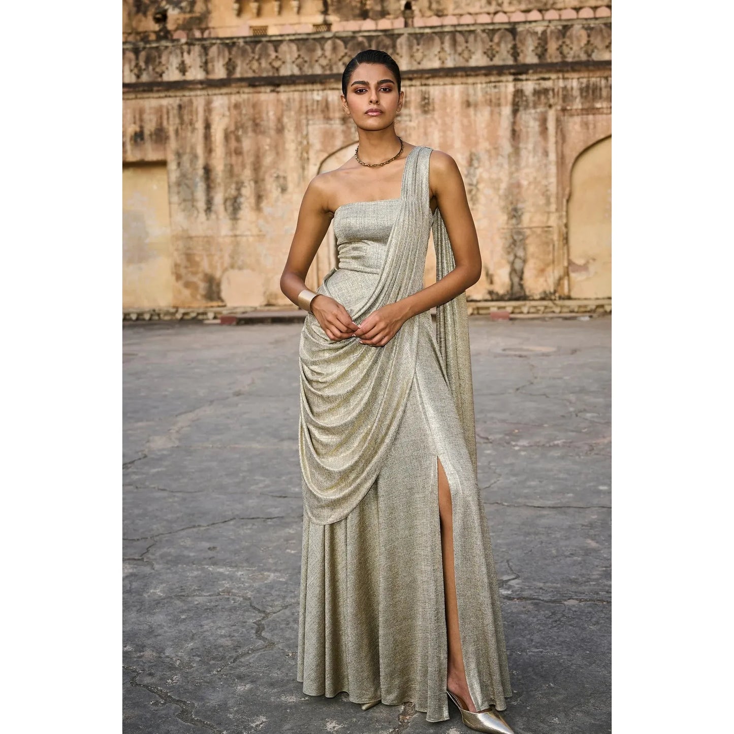 Sari Drape Gown