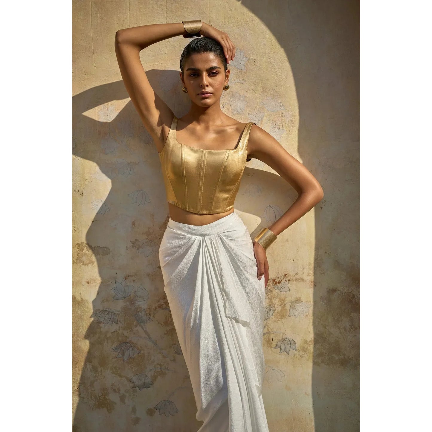 Gold Corset Top