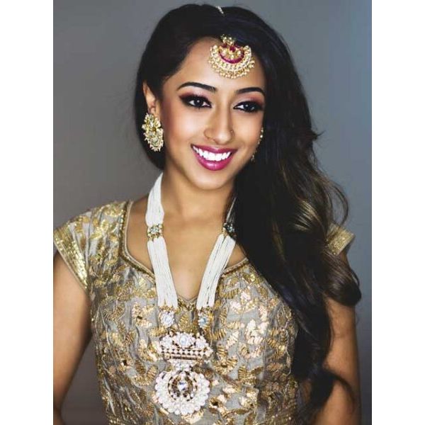 Gold Plated Kundan Set with Pearls