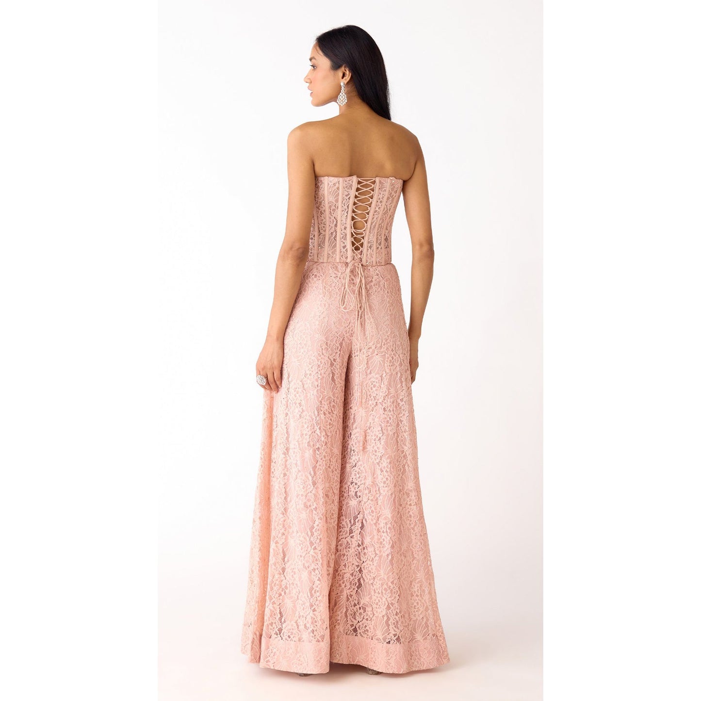 THE MYSTICAL BLUSH CORSET & SHARARA SET
