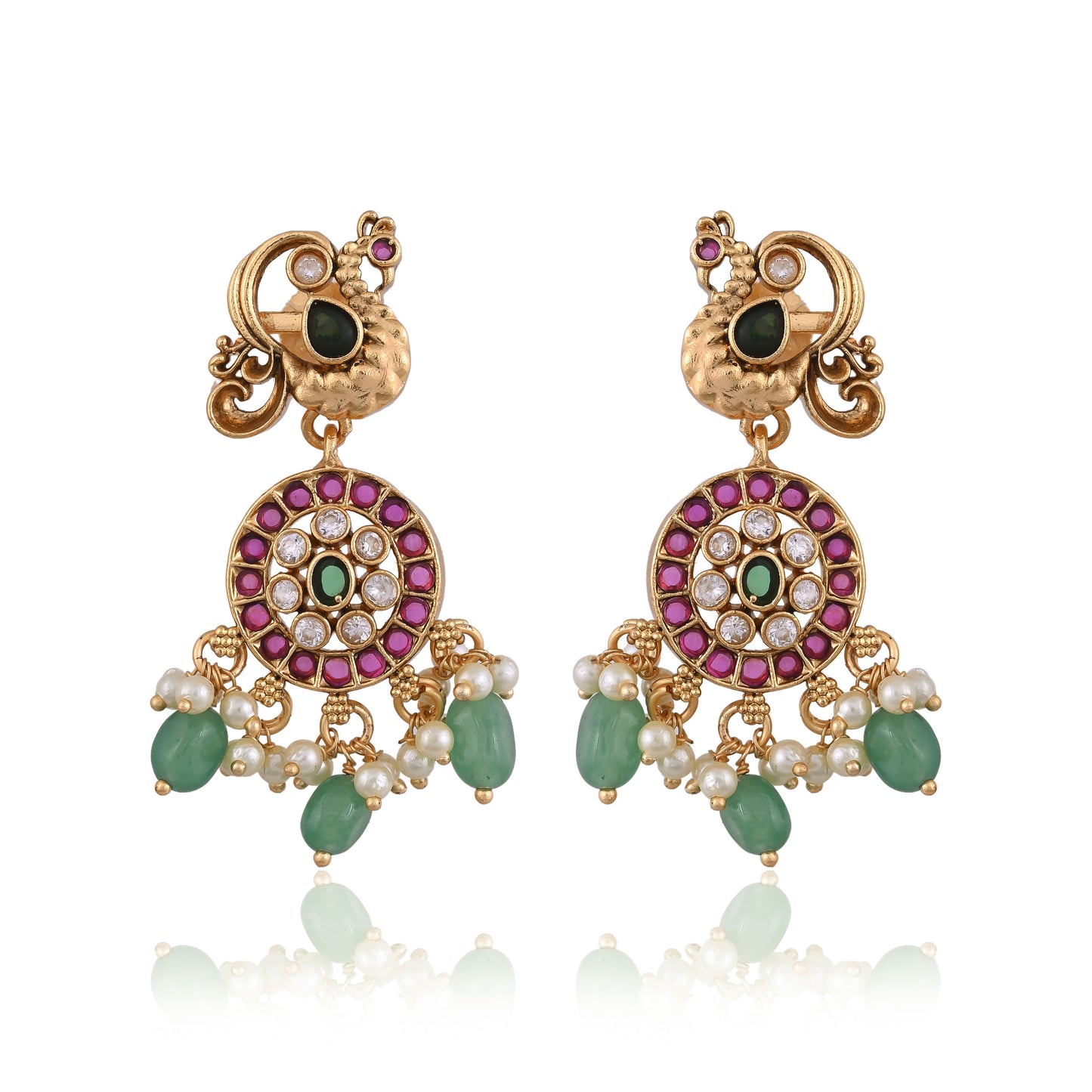 Mrinali Temple Jewelry Set