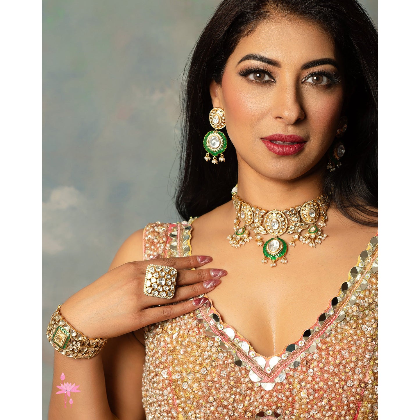 Piya Silver Necklace Set