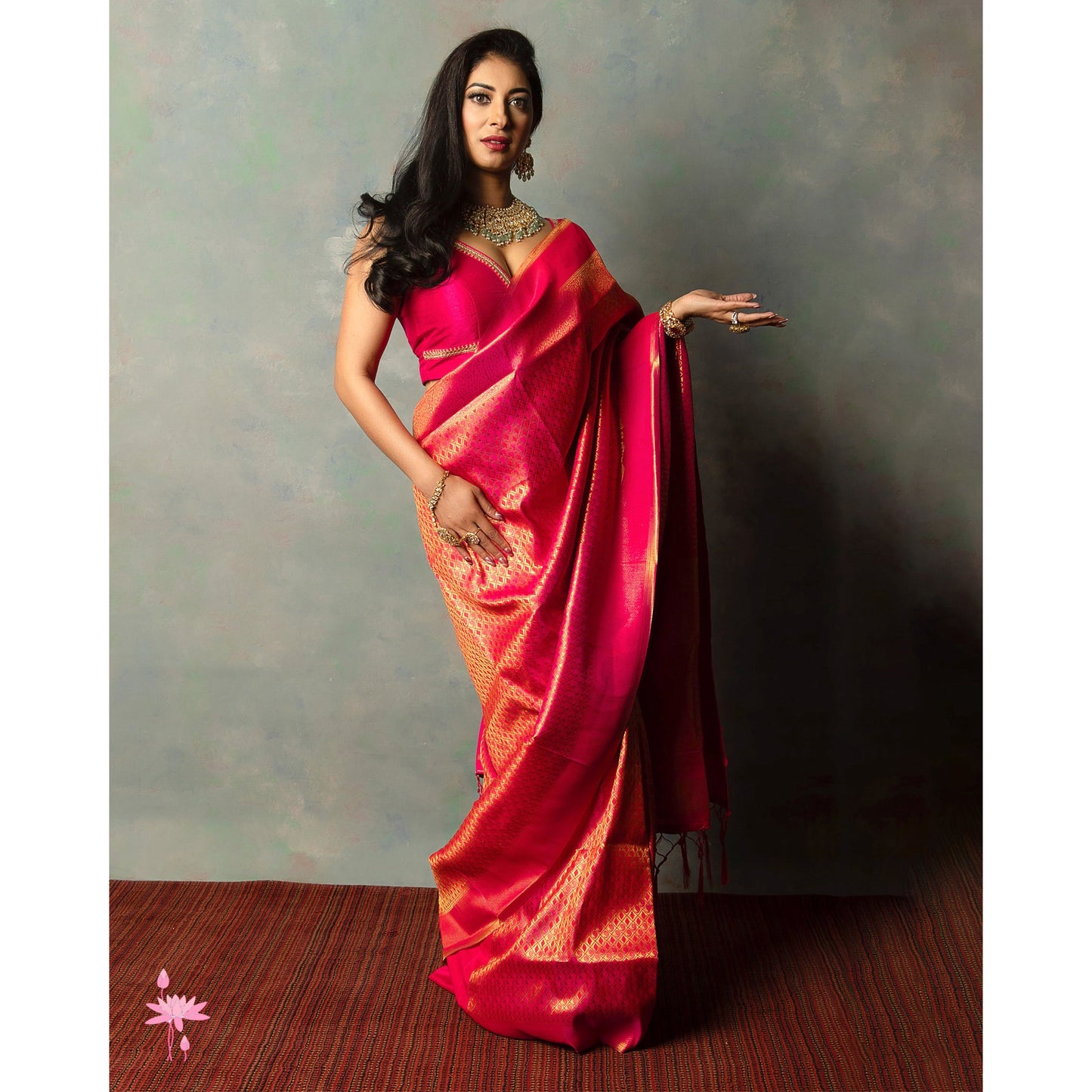Red Kanjivaram Saree