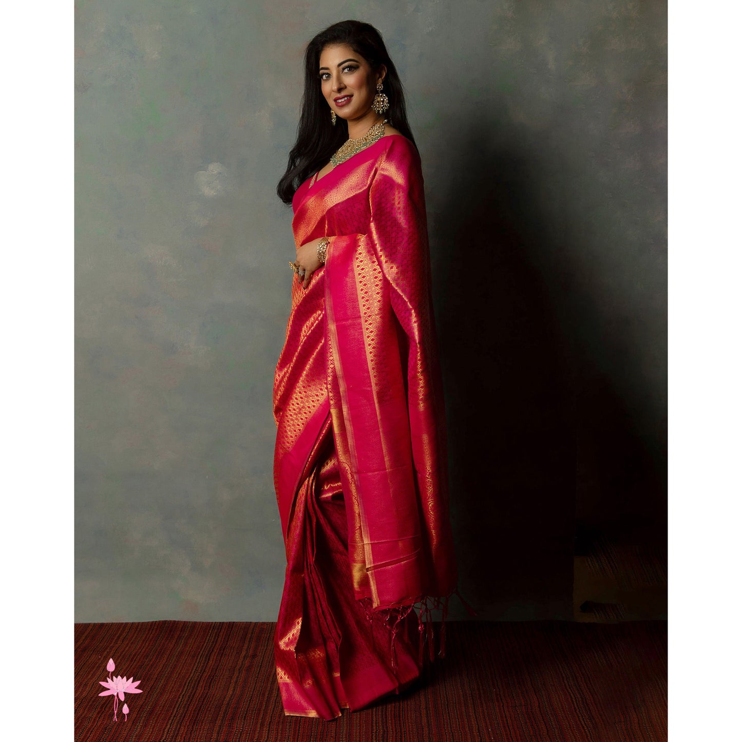 Red Kanjivaram Saree
