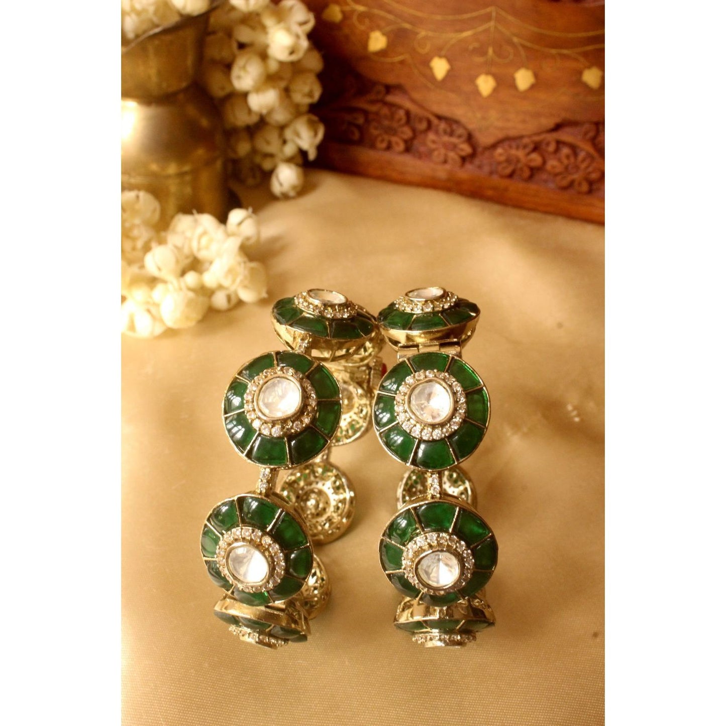 Mandira Kundan Bracelets