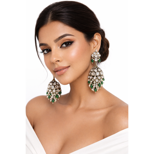 Pihu Kundan Earrings