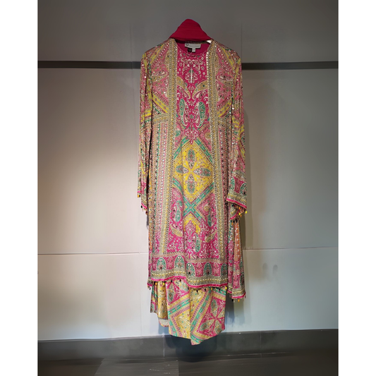 Pink Long sleeves Suit