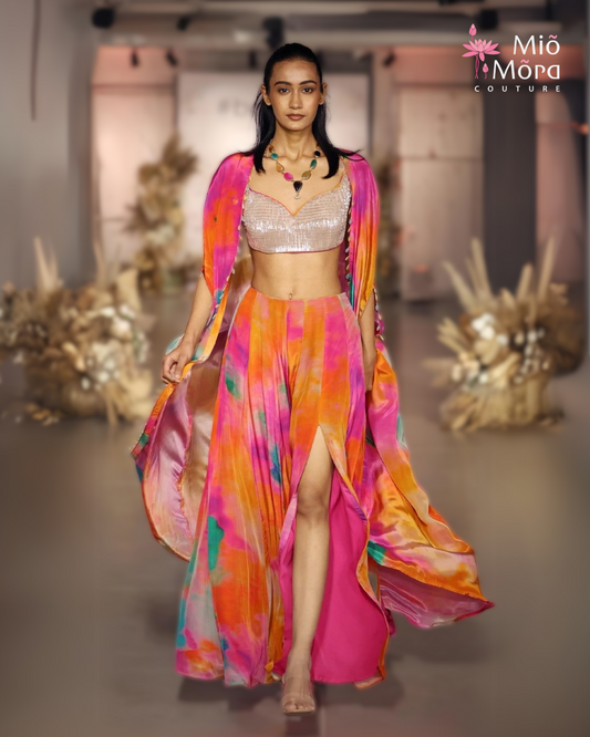 The Sunkissed Skirt and Cape Set