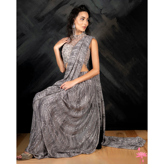 Sliver lehenga