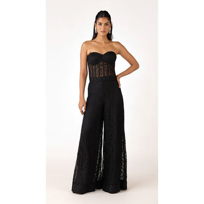 THE NOIR AURA CORSET & SHARARA SET