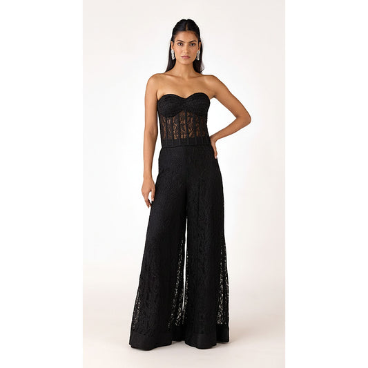 THE NOIR AURA CORSET & SHARARA SET
