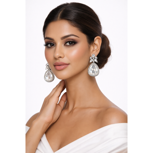 Diya Polki Studs