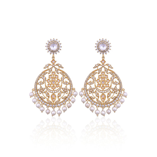 Polki Kundan Earrings
