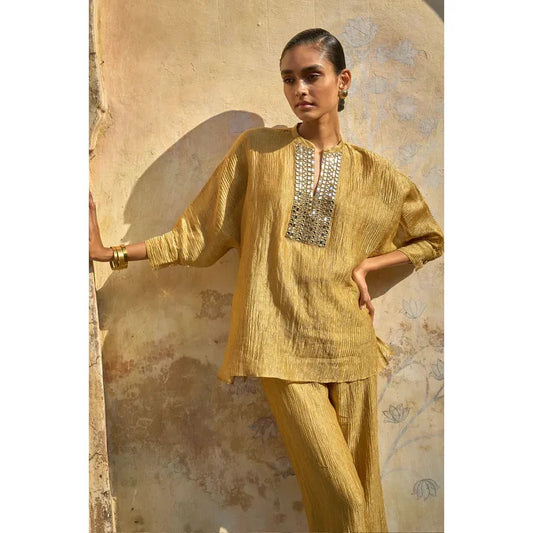 Mirror Tissue Top & Tissue Pant