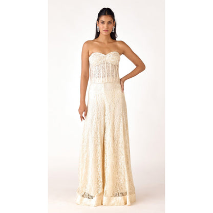 THE PEARL AURA CORSET & SHARARA SET