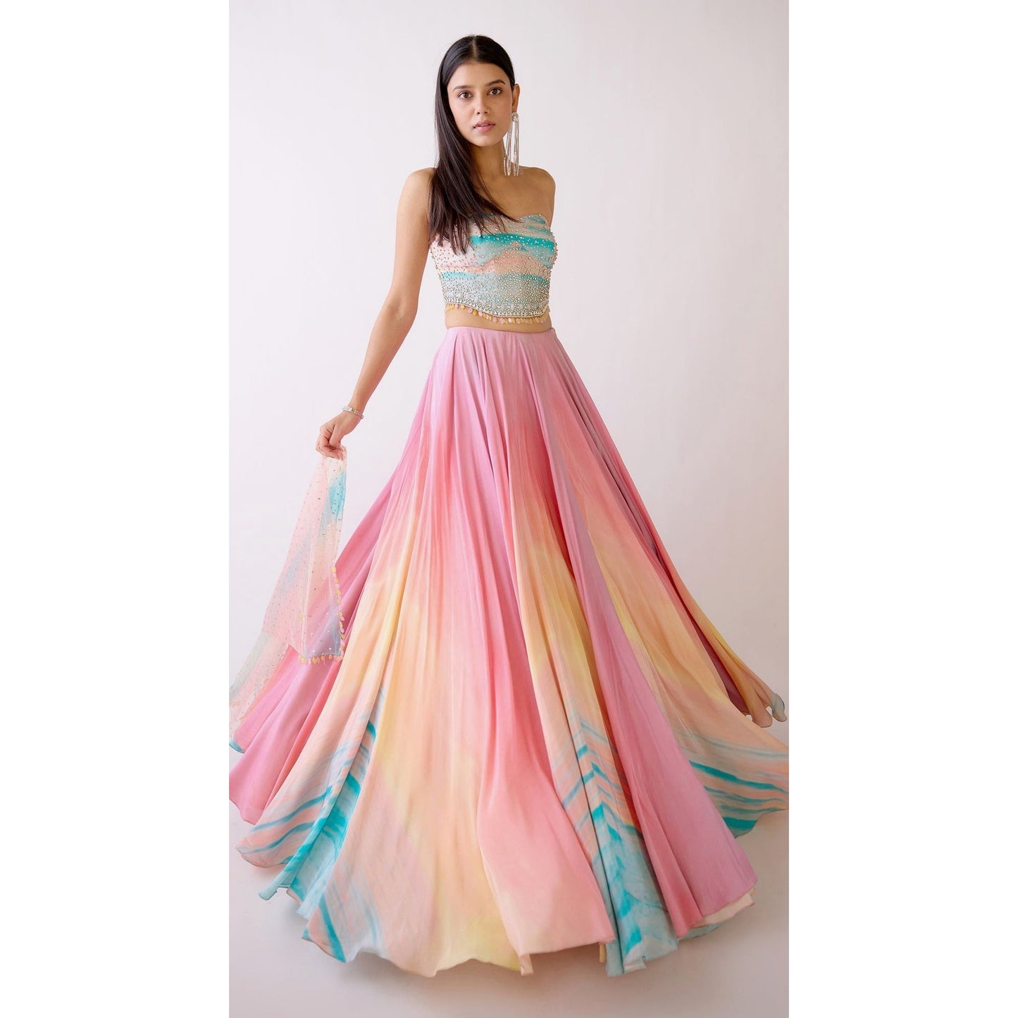 Pastel Ombre Lehenga Set
