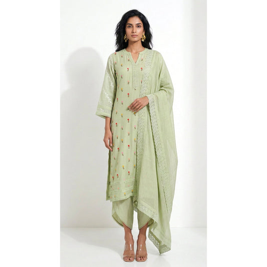 THE ENCHANTED SAGE KURTA SET