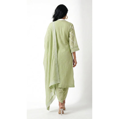 THE ENCHANTED SAGE KURTA SET