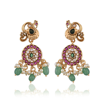 Mrinali Temple Jewelry Set