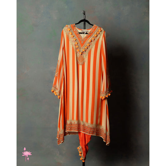 Orange Stripes and Pom Pom Suite