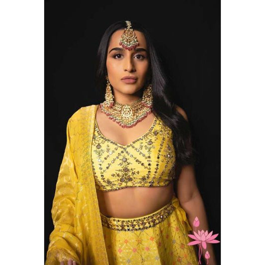 Soha Bridal Necklace – Exquisite Kundan Necklace Set for Weddings