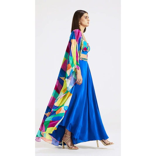 Multicolored Skirt Set