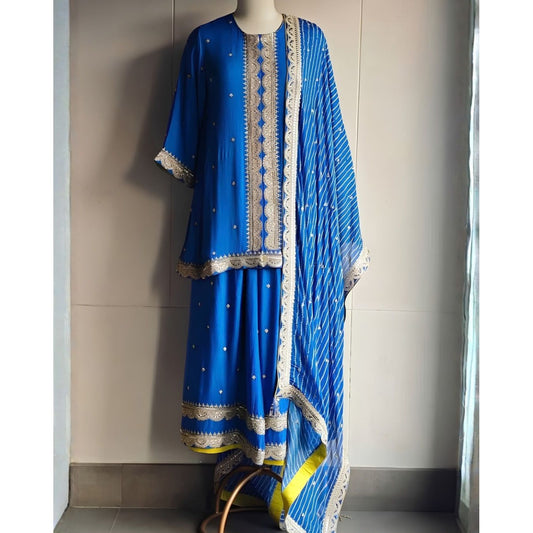 Kurta Sharara Set with Dupatta