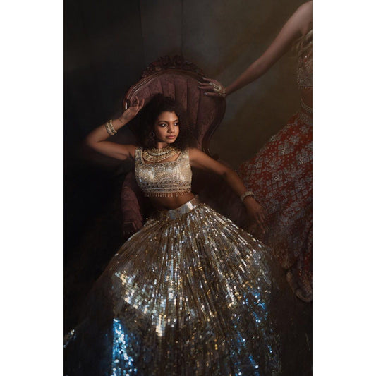The Desert Drift Lehenga