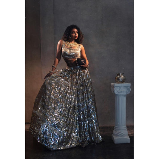 THE DESERT DRIFT LEHENGA